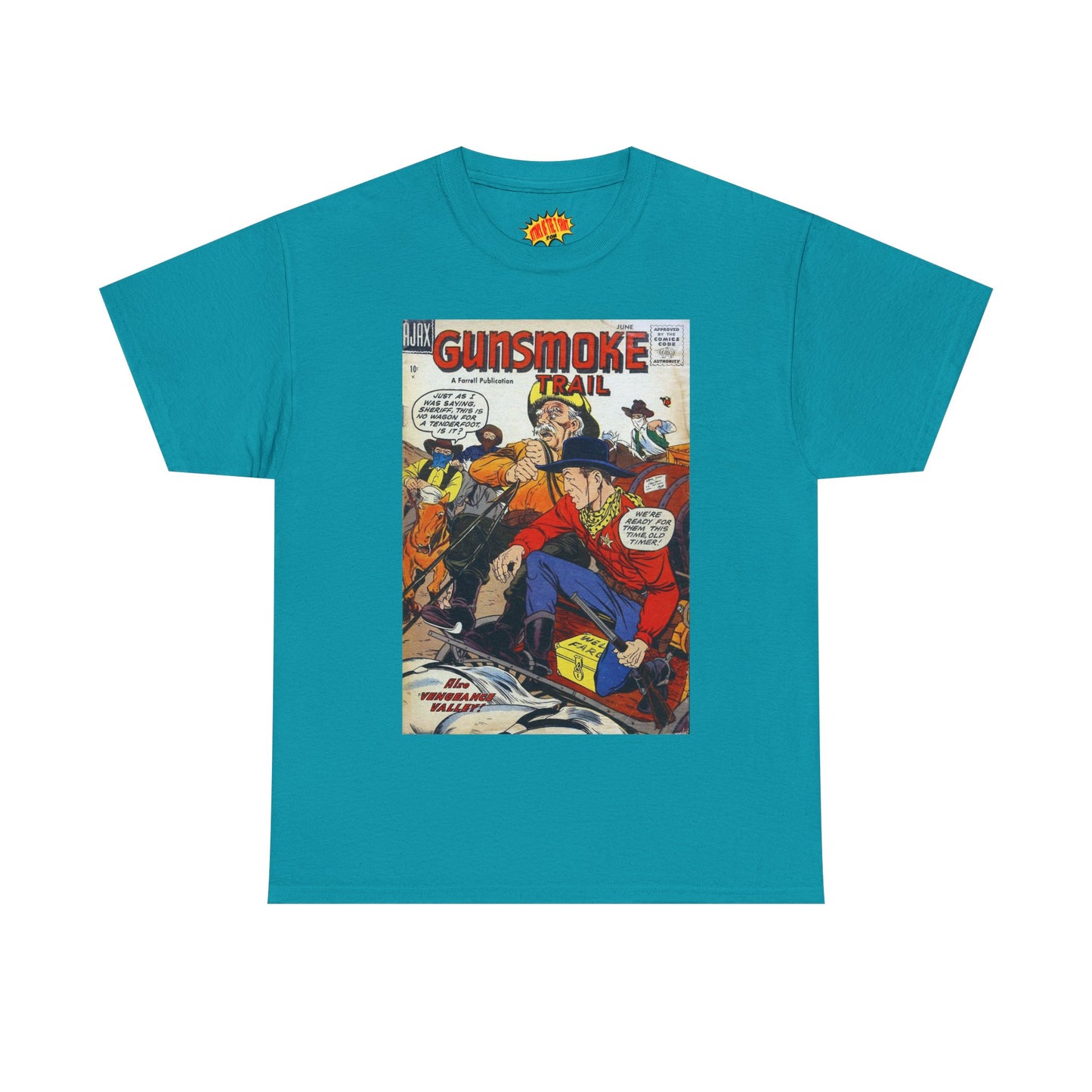 Gunsmoke Trail June Comic Tee Shirt *Multiple Colors*