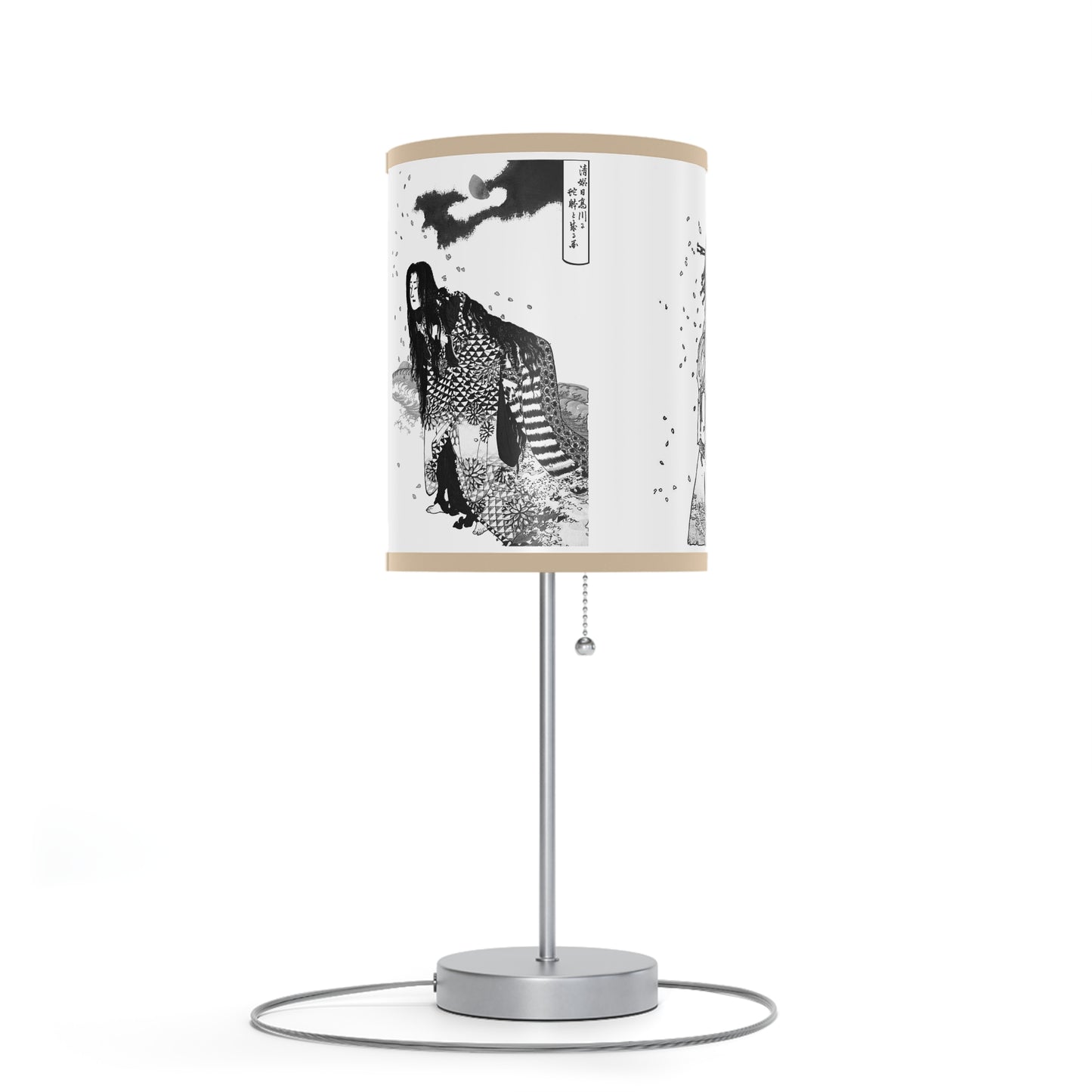 Japanese Woodcut Lamp