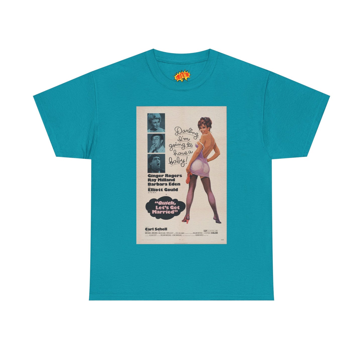 Quick, Let's Get Married Movie Poster T-Shirt *Multiple Colors*