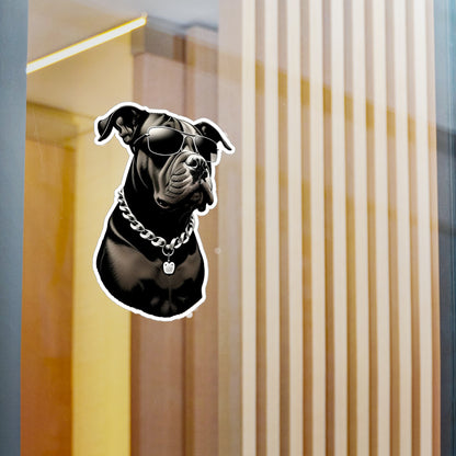 Dog with Sunglasses Durable Vinyl Decal Sticker