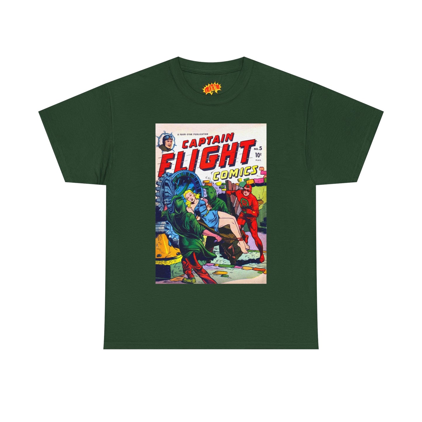 Captain Flight No. 5 Comic Tee Shirt *Multiple Colors*