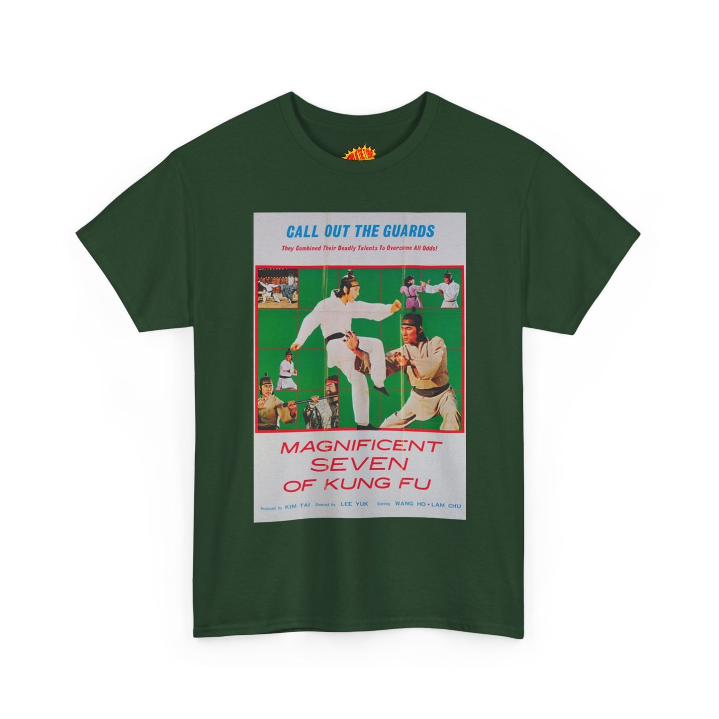 Magnificent Seven of Kung-Fu Movie Poster T-Shirt *Multiple Colors*