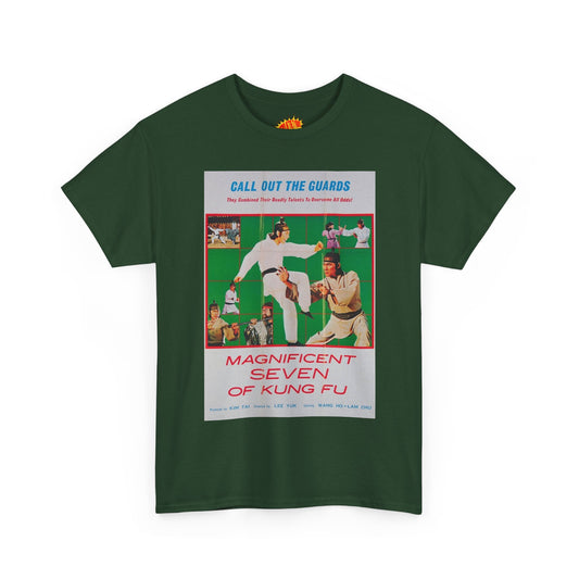 Magnificent Seven of Kung-Fu Movie Poster T-Shirt *Multiple Colors*