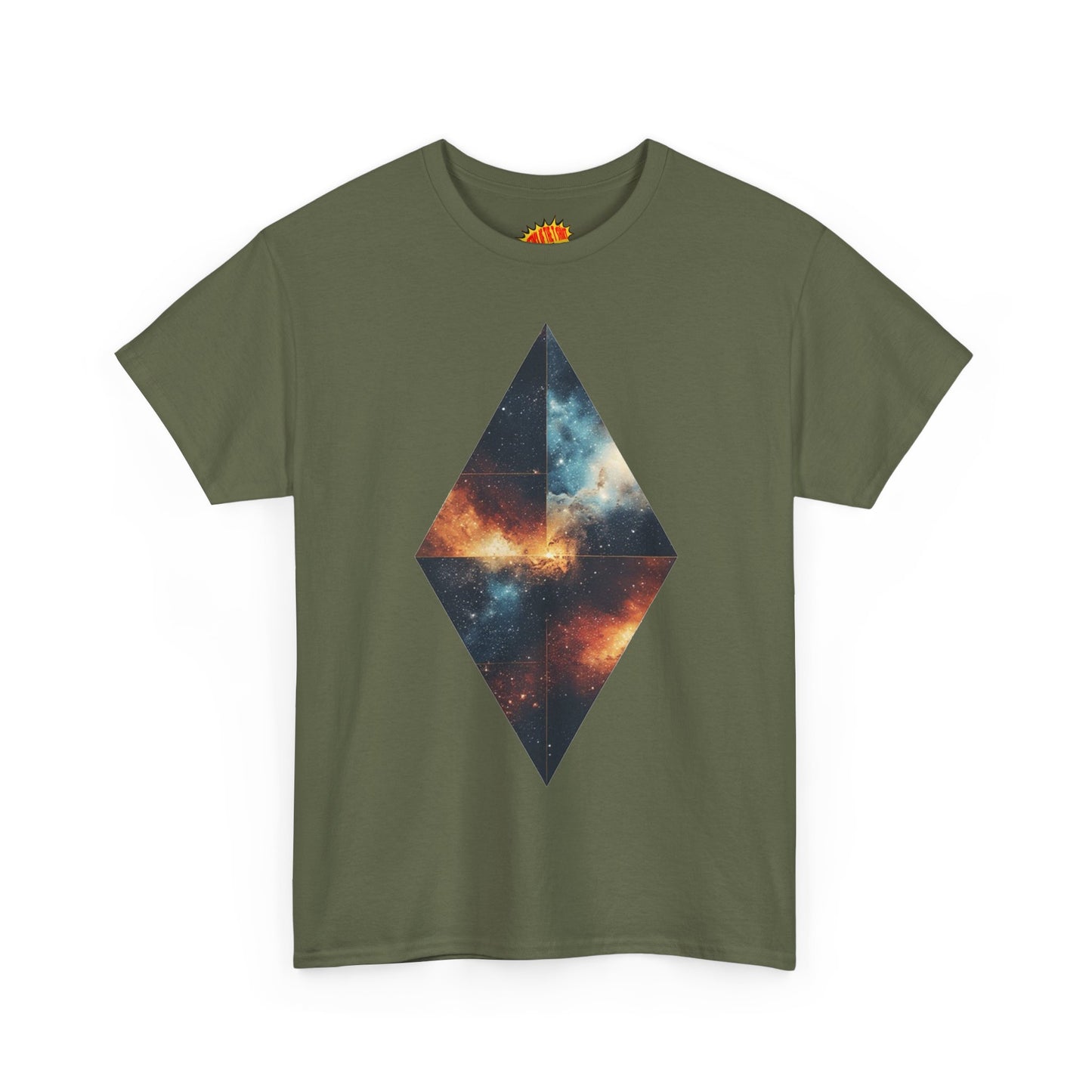 Diamond Shape Nebula Graphic Space Art Tee Shirt *Multiple Colors*
