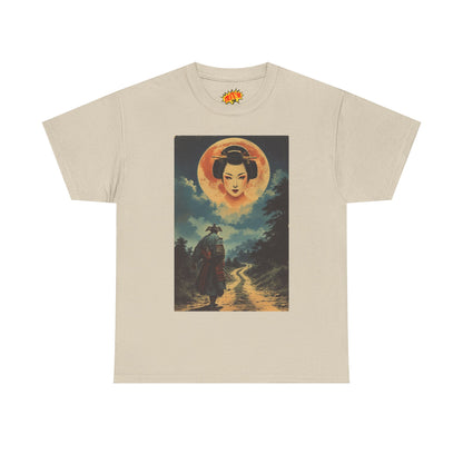 Samurai w/Blood Moon Woman T-Shirt