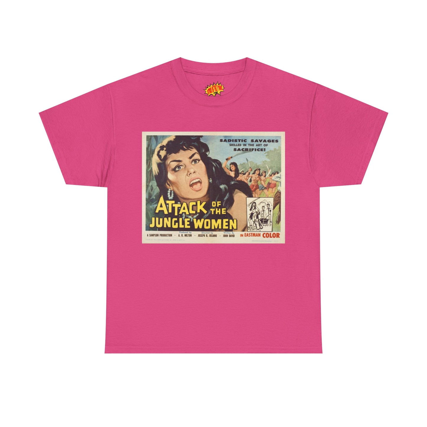 Attack of the Jungle Women Movie Poster T-Shirt *Multiple Colors*
