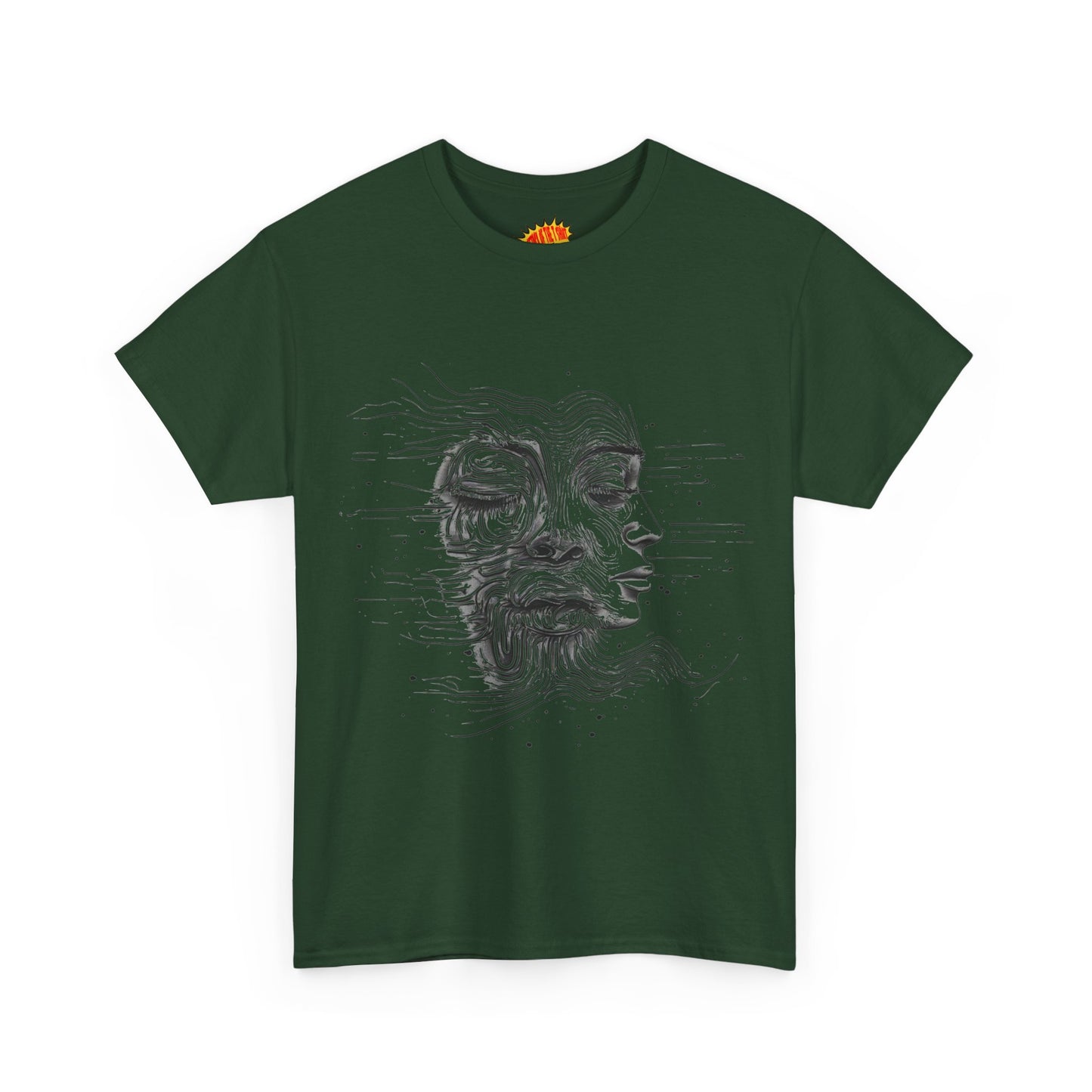 Line Drawing Graphic Art Faces Tee Shirt *Multiple Colors*