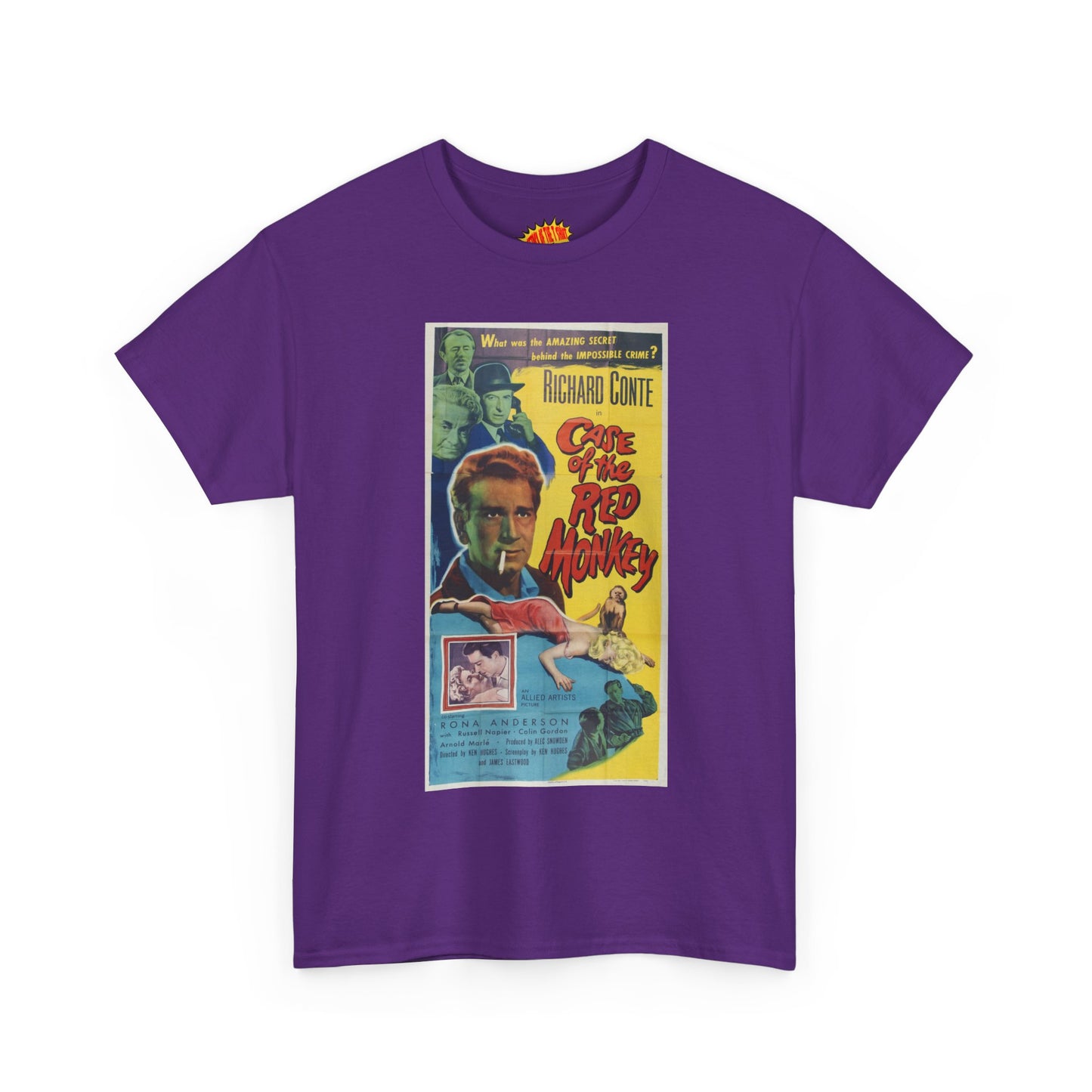 Case of the Red Monkey Movie Poster T-Shirt *Multiple Colors*