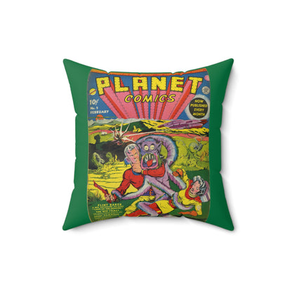 Planet Comics #2 Square Pillow