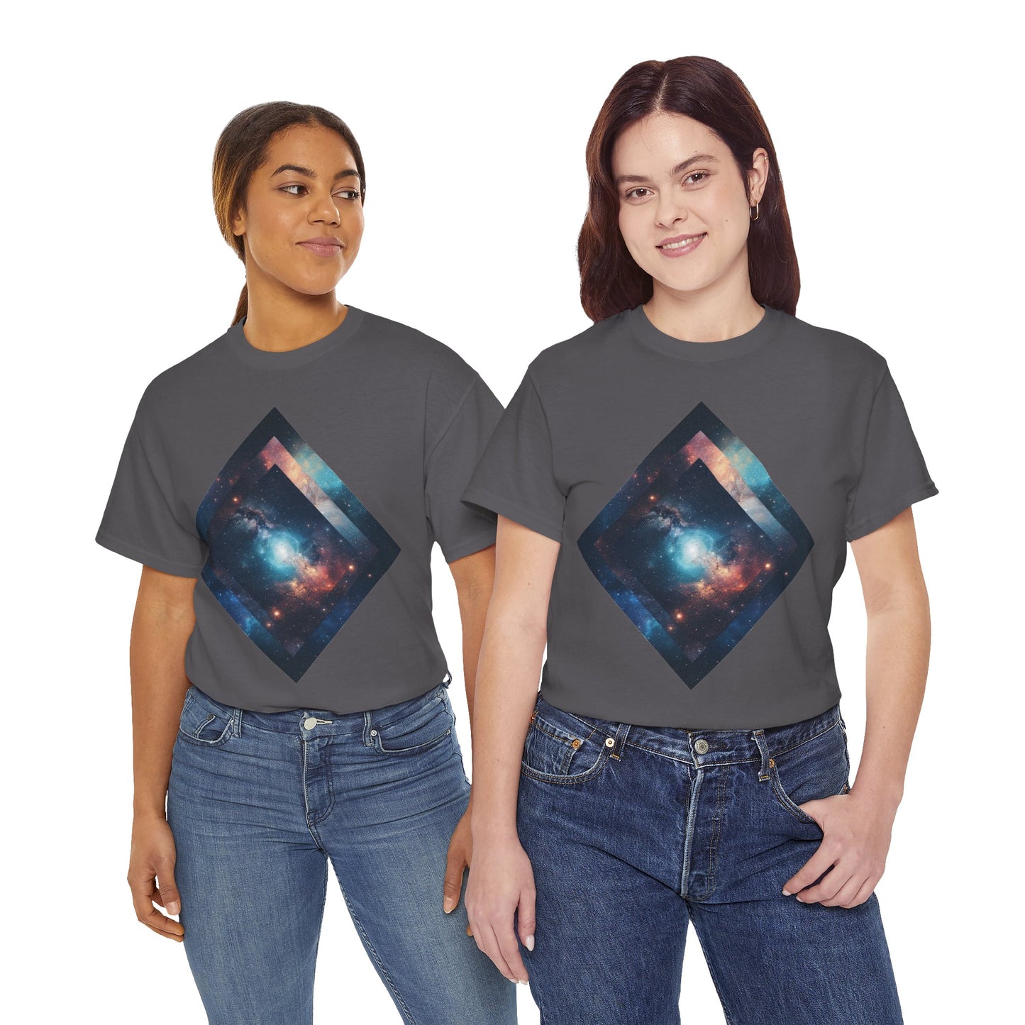 Diamond Galaxy Art Graphic Tee Shirt *Multiple Colors*