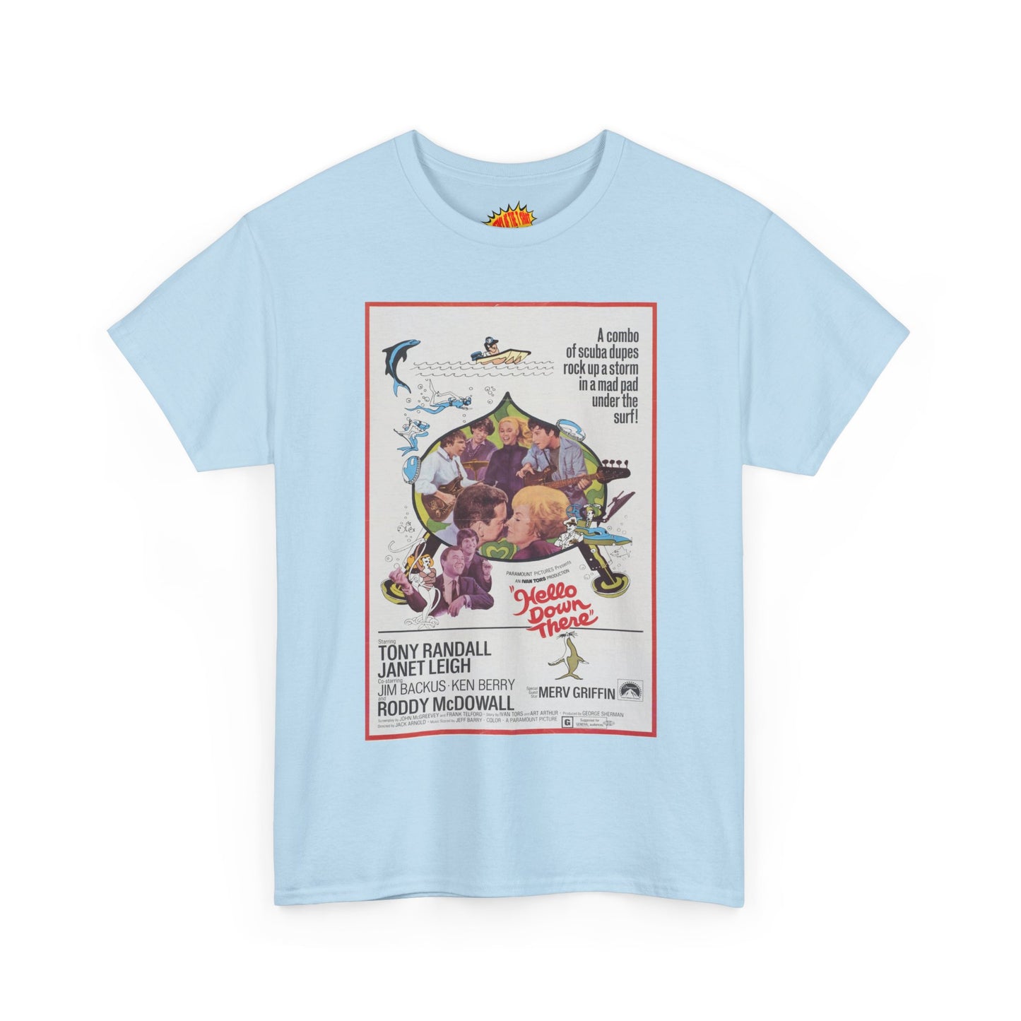 Hello Down There Movie Poster T-Shirt *Multiple Colors*