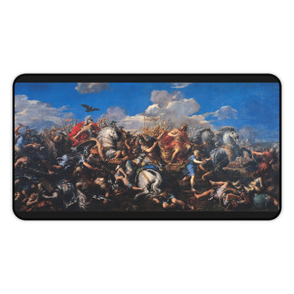 The Battle of Alexander vs Darius Desk Mat/Mousepad