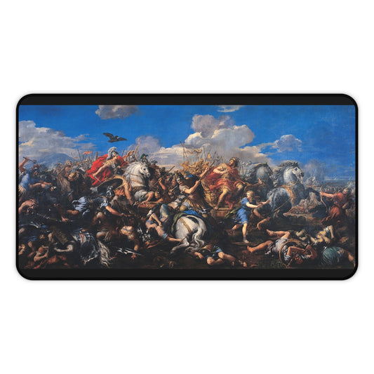 The Battle of Alexander vs Darius Desk Mat/Mousepad