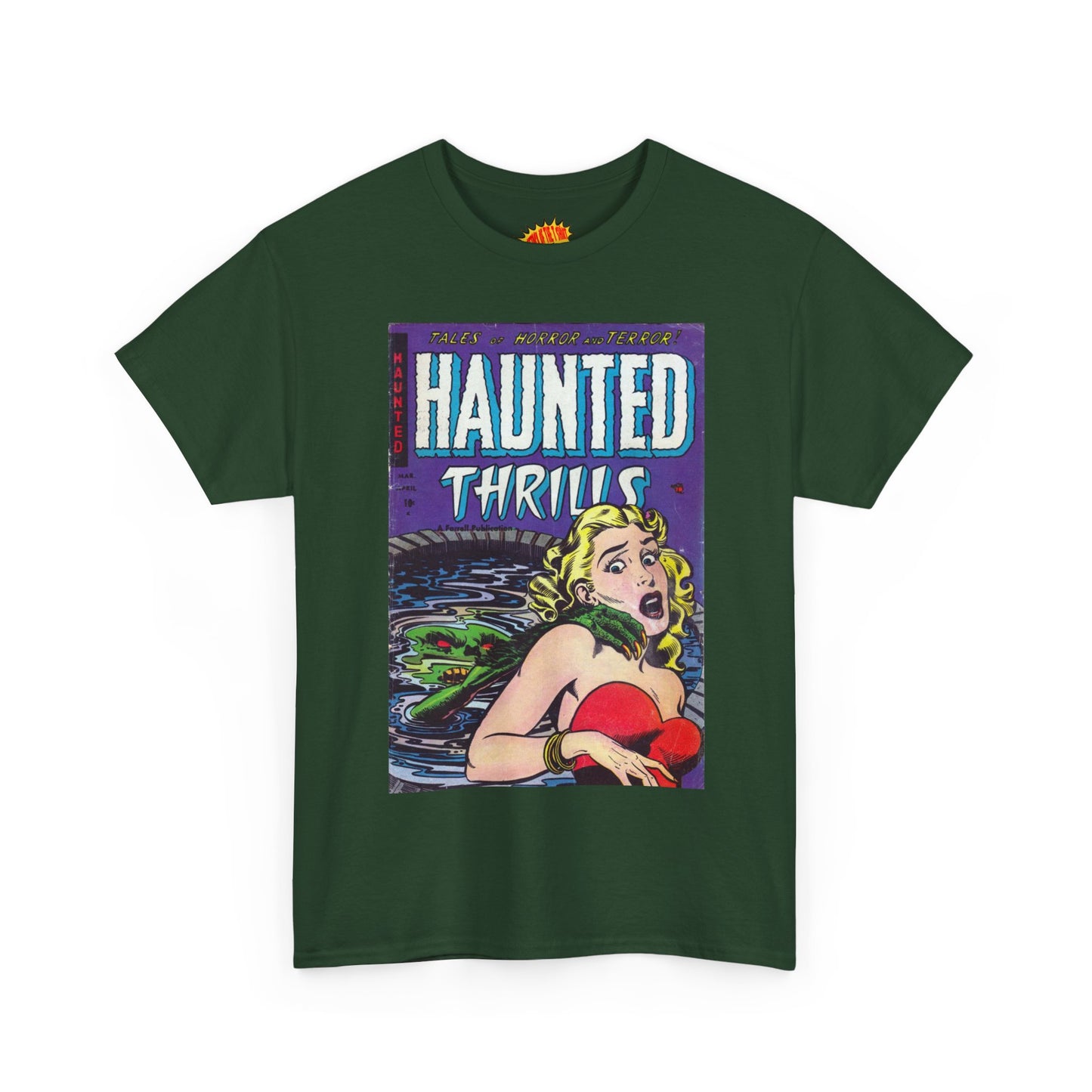 Haunted Thrills March - April Comic Tee Shirt *Multiple Colors*