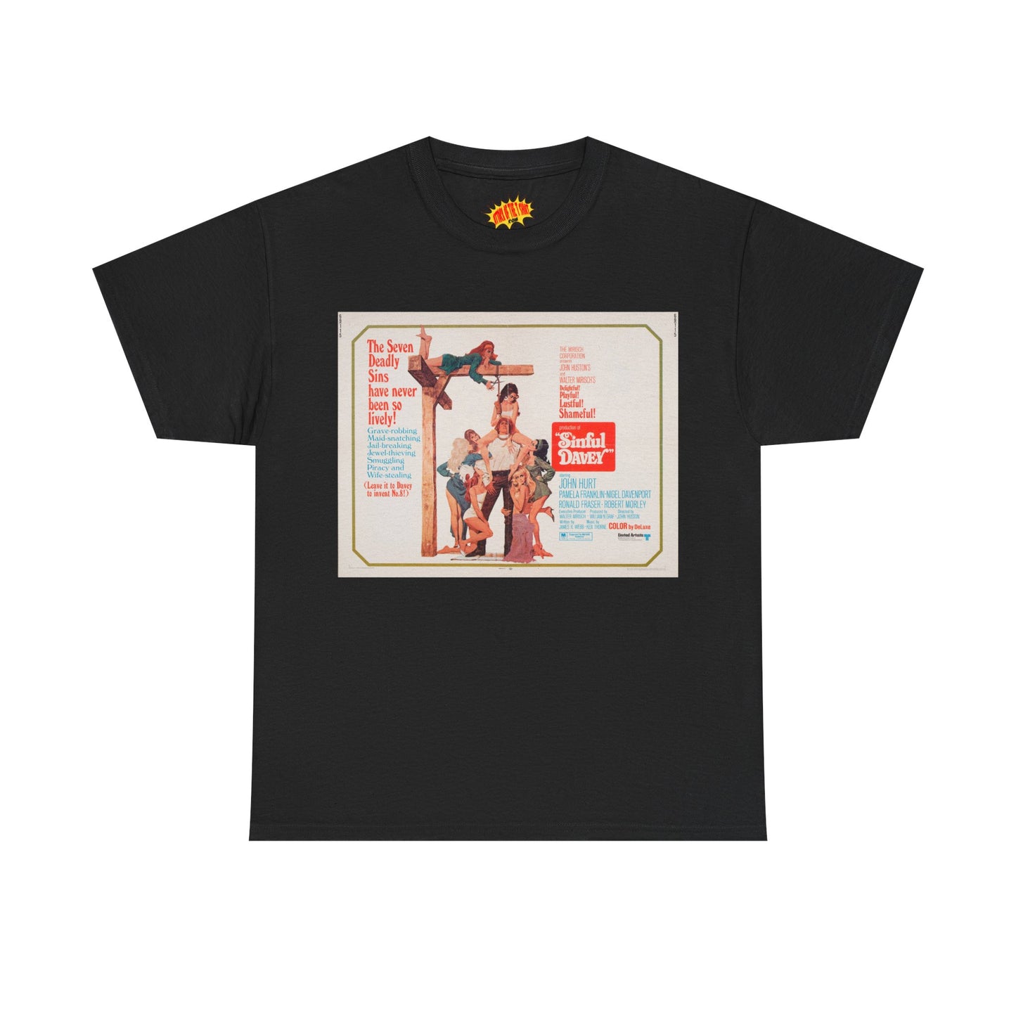 Sinful Davey Movie Poster T-Shirt *Multiple Colors*
