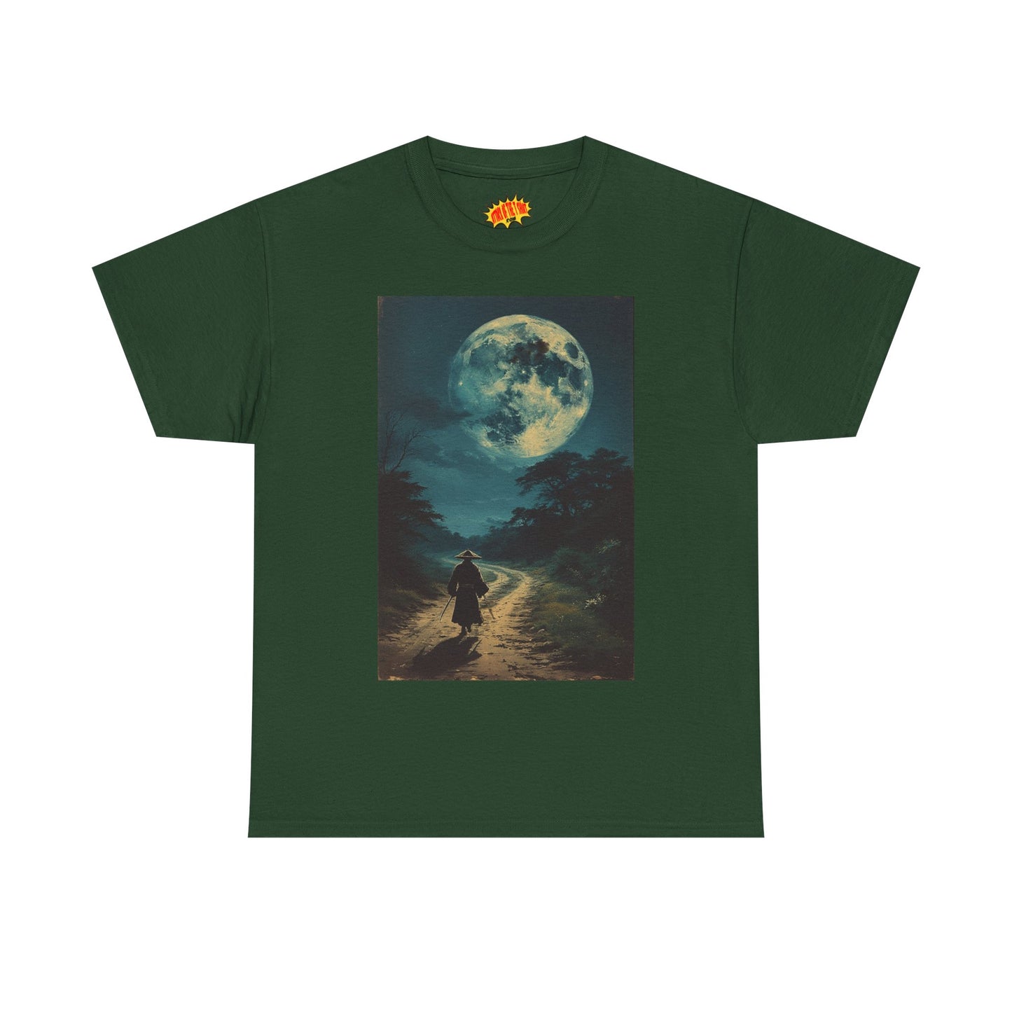 Walking Samurai w/Full Moon T-Shirt *Multiple Colors*