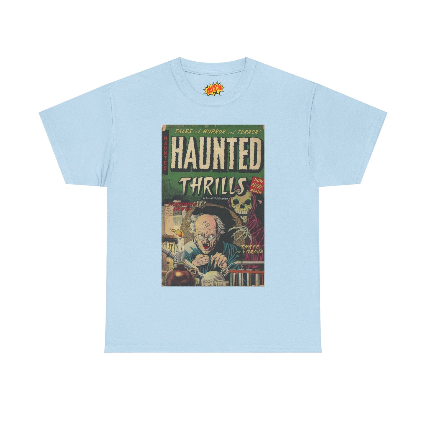 Haunted Thrills April Comic Tee Shirt *Multiple Colors*