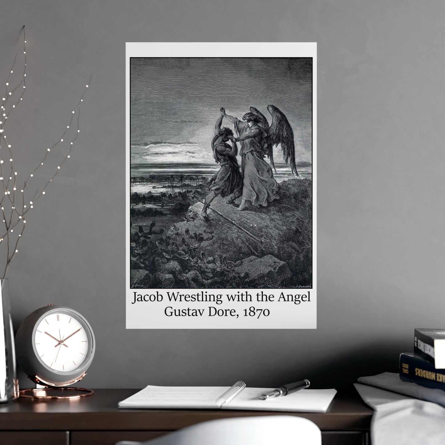 Jacob Wrestling with the Angel - Gustav Dore, 1870