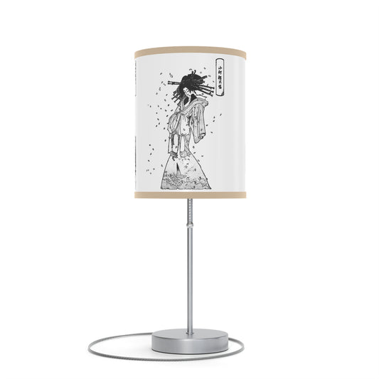 Japanese Woodcut Lamp