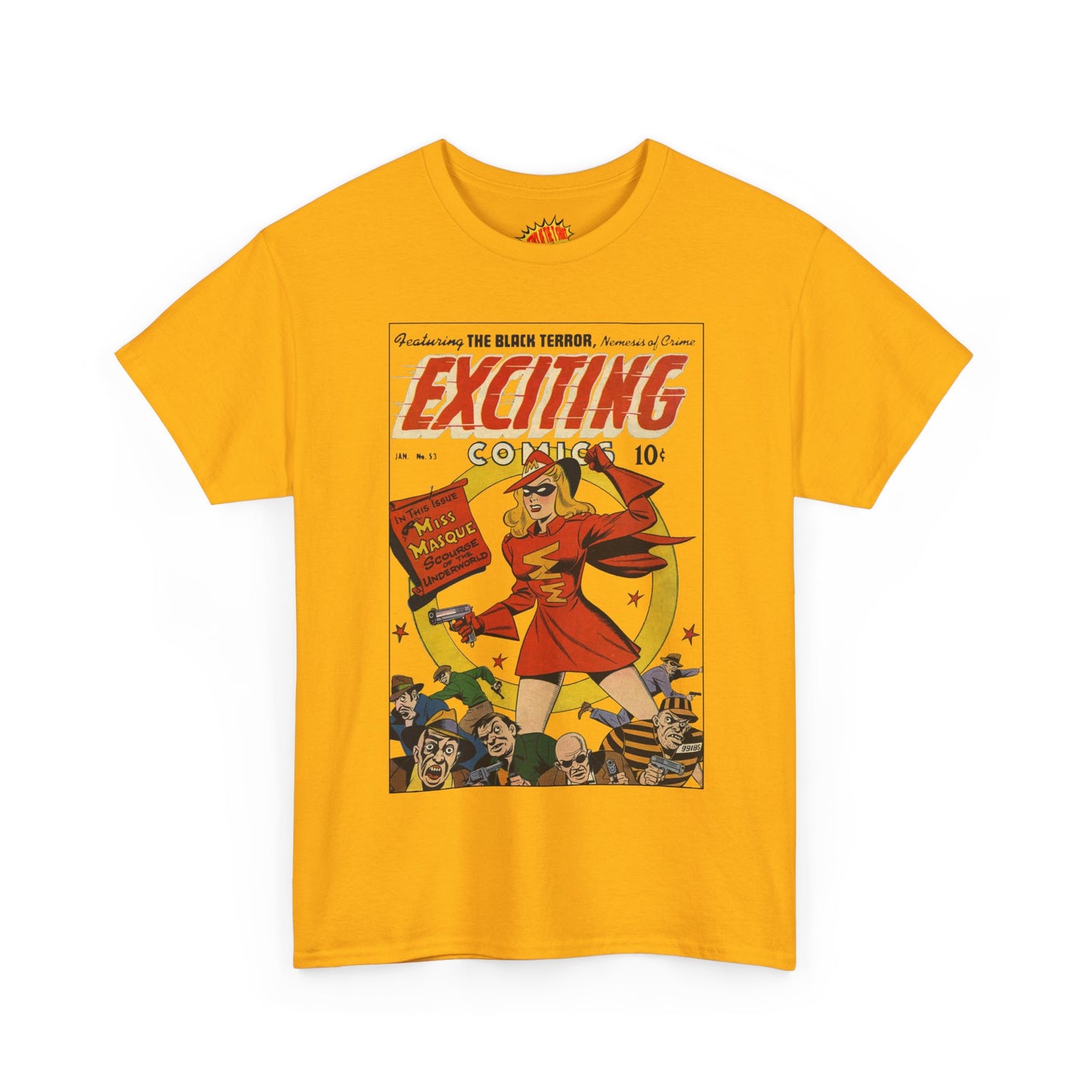 Exciting Comics #53 - Heavy Cotton Tee *Many Sizes and Colors Available*