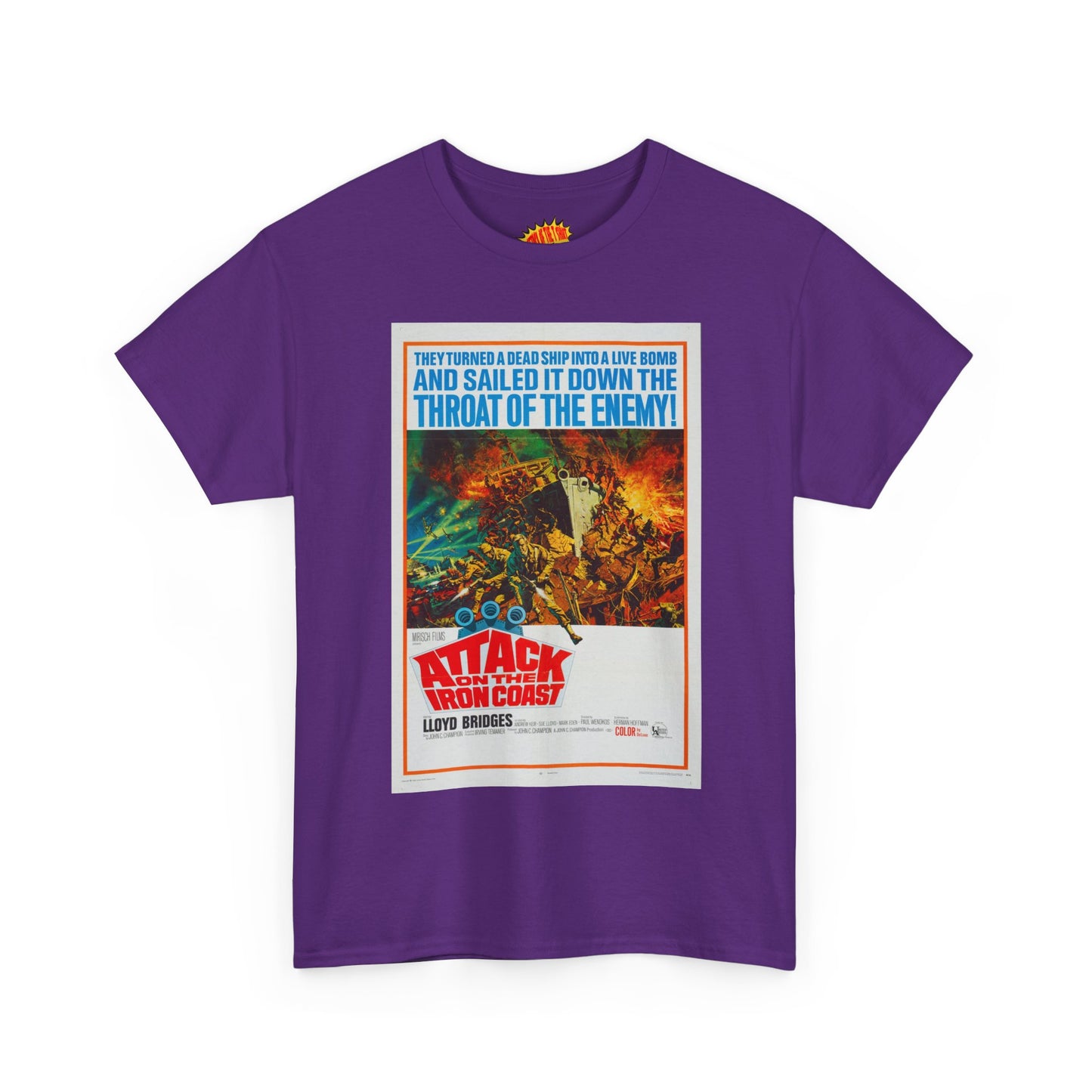 Attack on the Iron Coast Movie Poster T-Shirt *Multiple Colors*