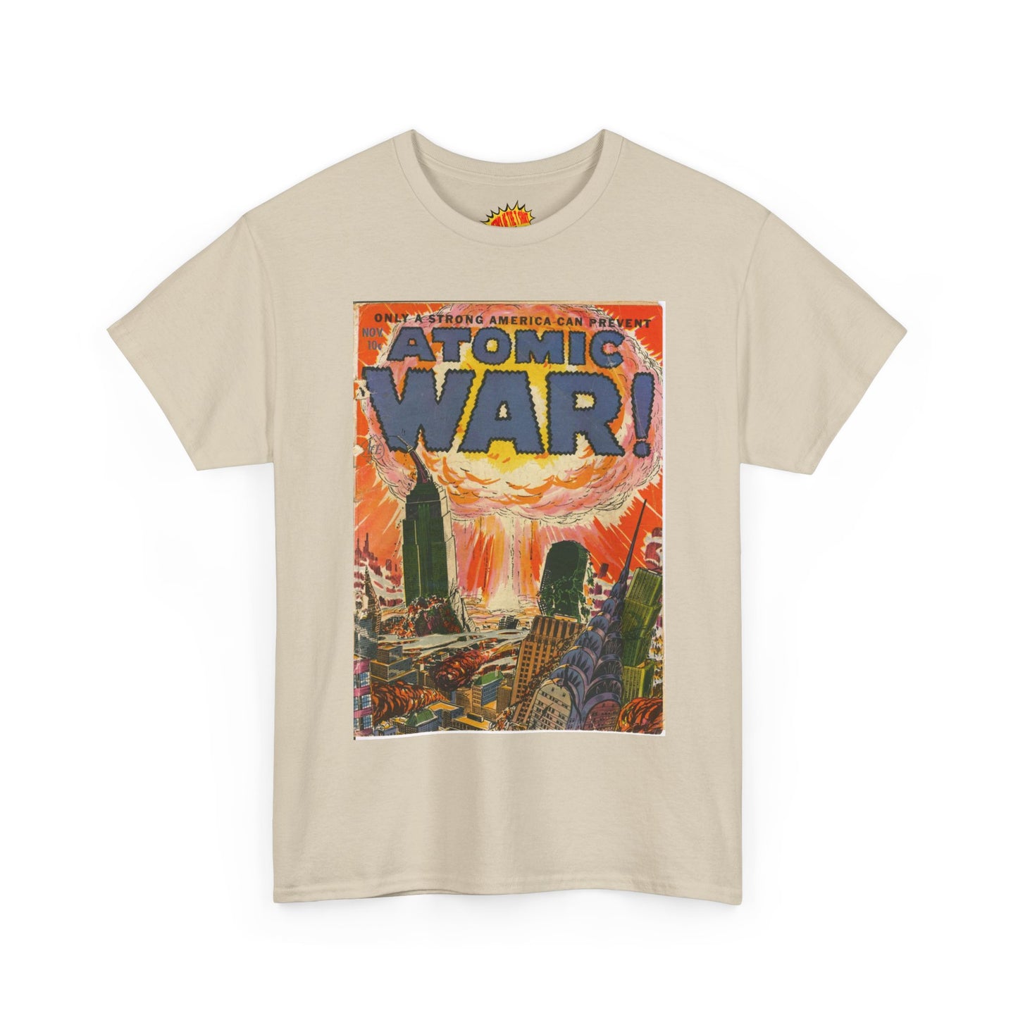 Atomic War Nov. Comic Tee Shirt *Multiple Colors*