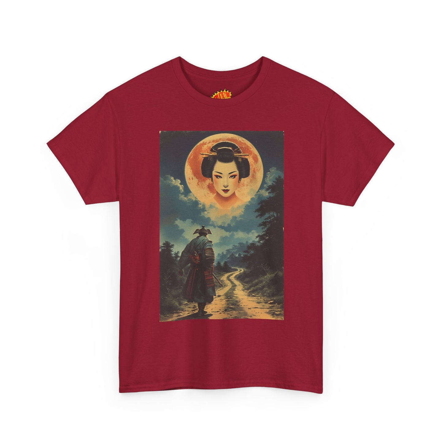 Samurai w/Blood Moon Woman T-Shirt *Multiple Colors*