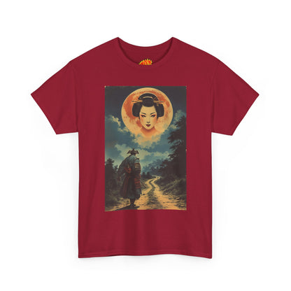 Samurai w/Blood Moon Woman T-Shirt
