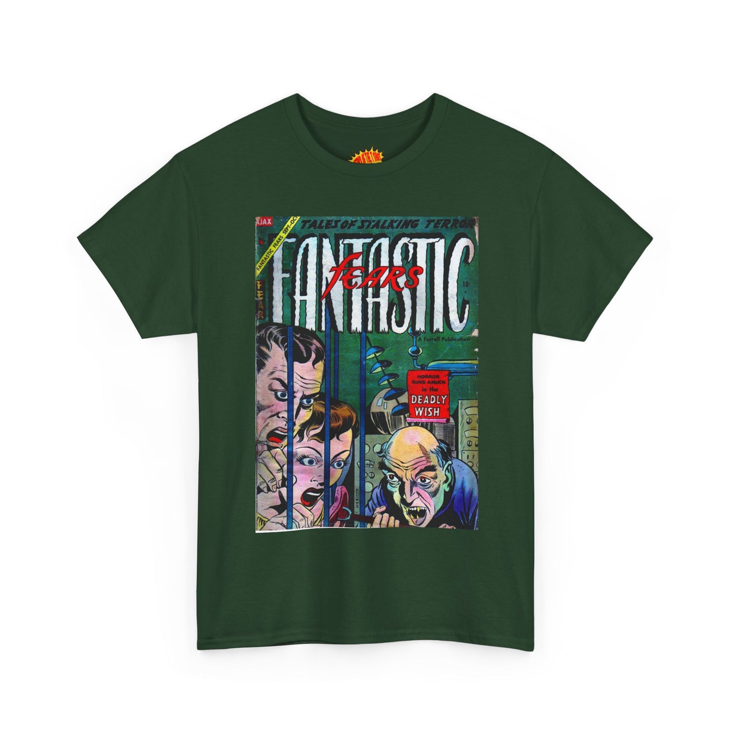Fantastic Fears September - October Comic Tee Shirt *Multiple Colors*