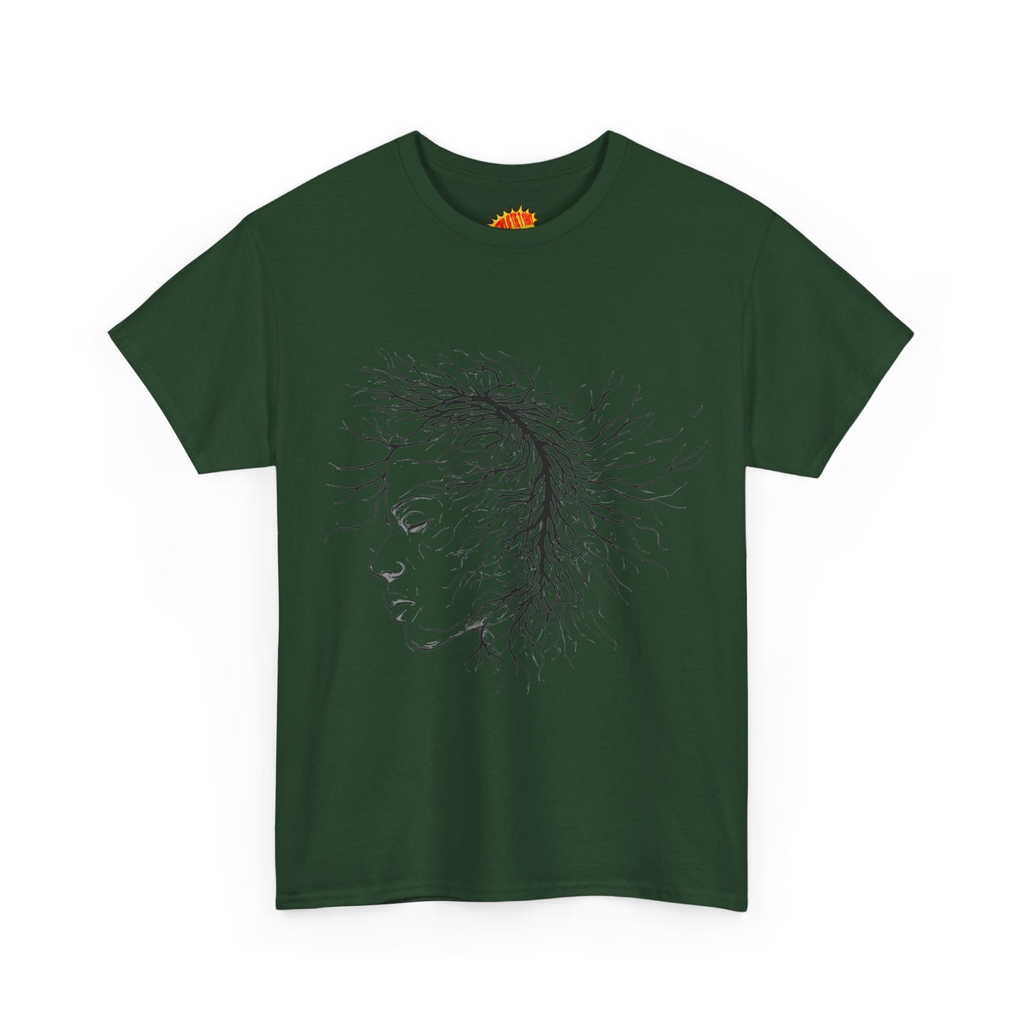 Capillary Face Line Drawing Graphic Art Tee Shirt *Multiple Colors*