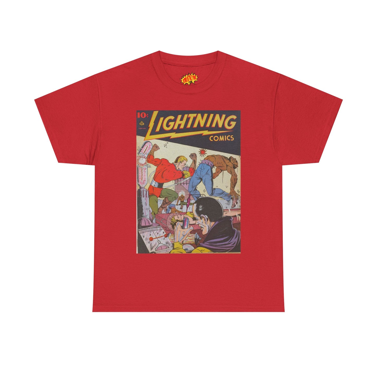 Lightning Comics February Comic Tee Shirt *Multiple Colors*