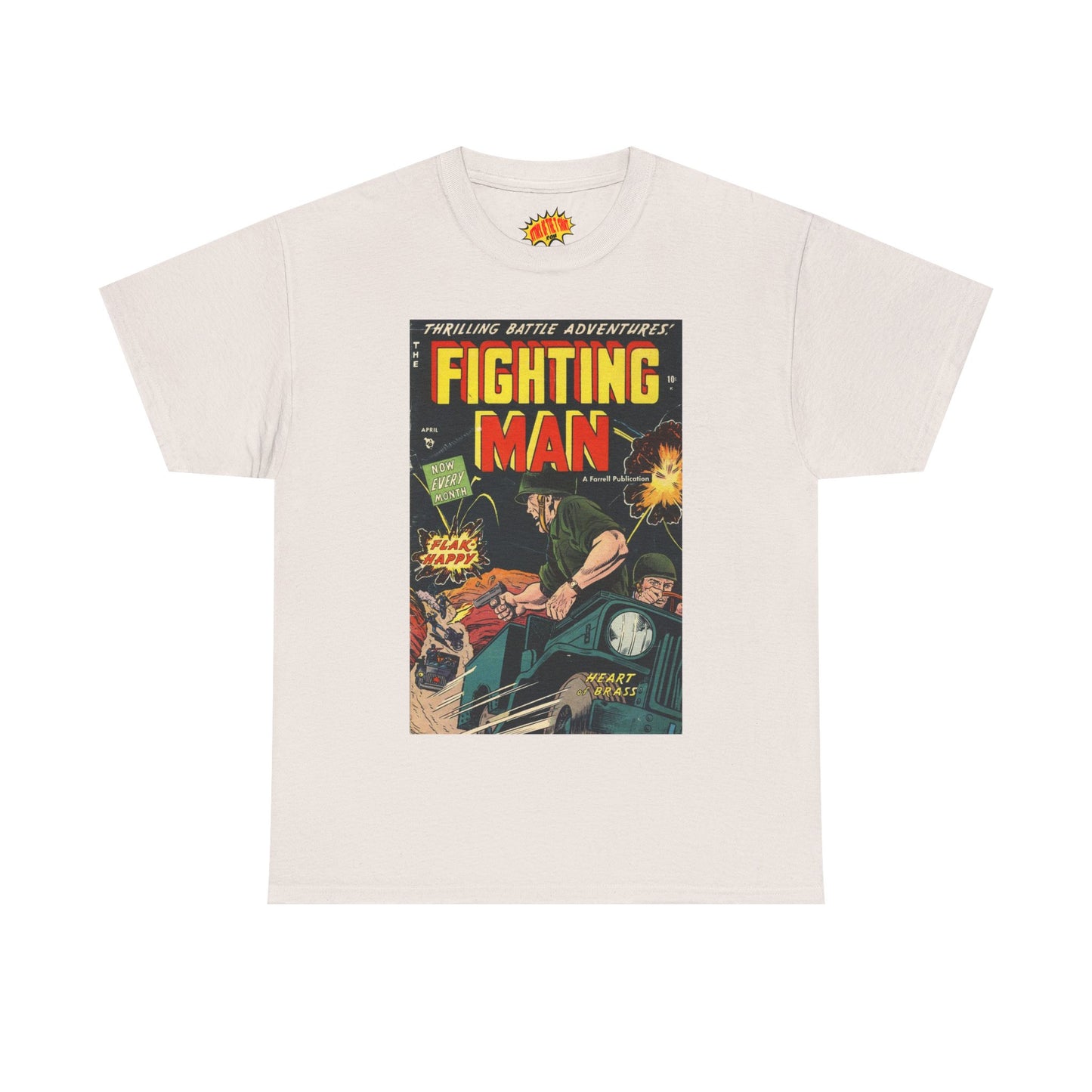 The Fighting Man April Comic Tee Shirt *Multiple Colors*