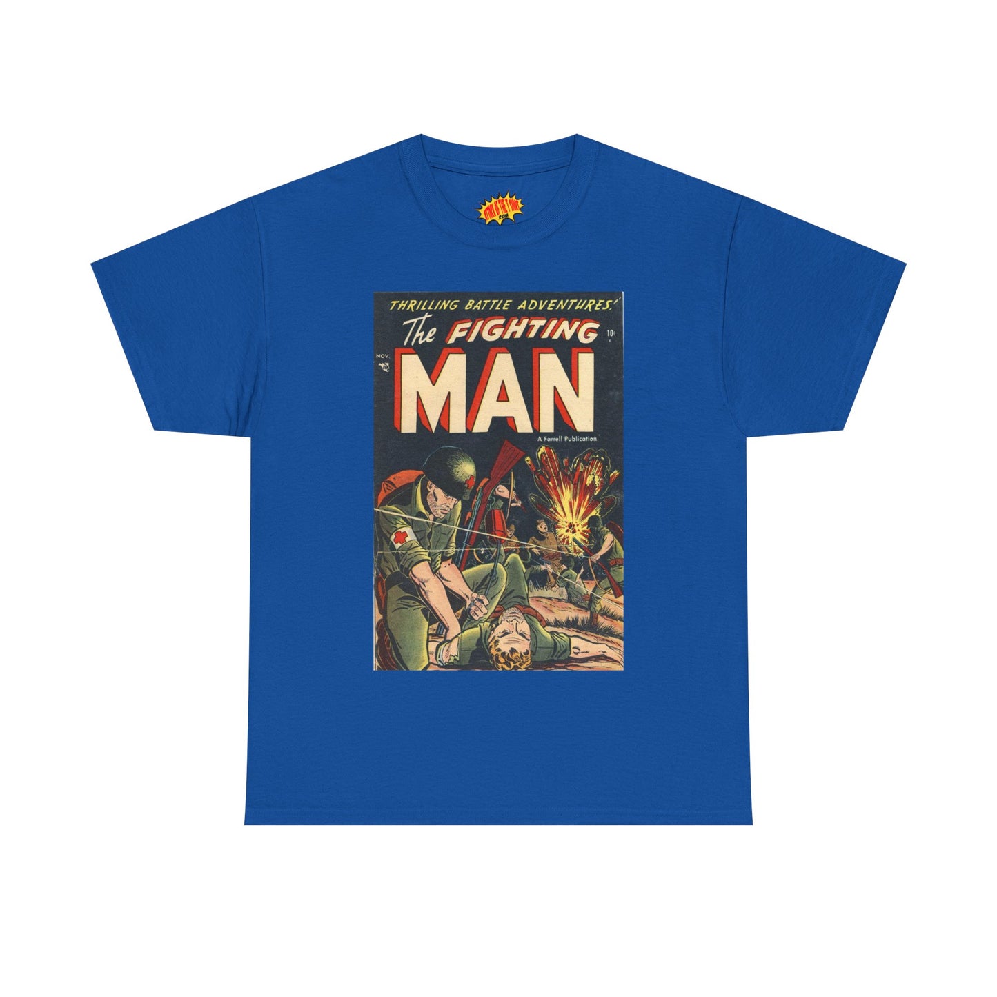 The Fighting Man November Comic Tee Shirt *Multiple Colors*