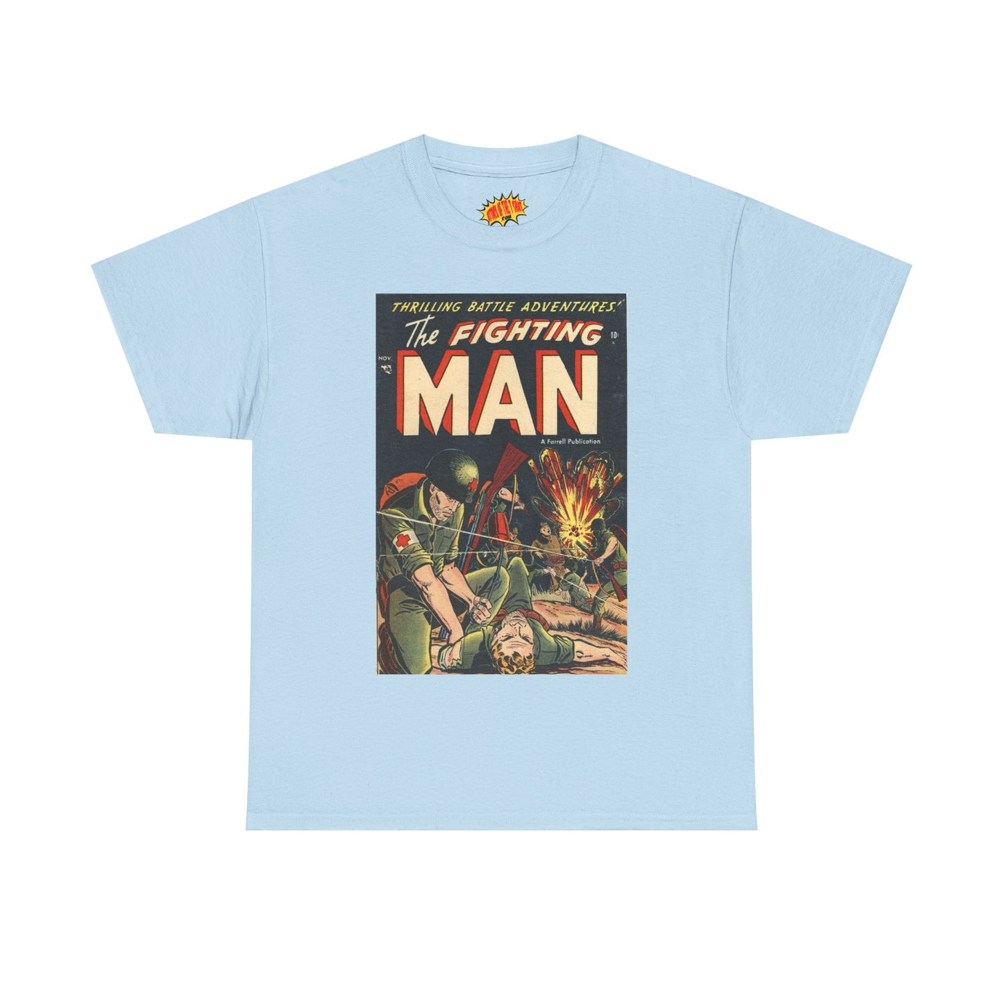 The Fighting Man November Comic Tee Shirt *Multiple Colors*