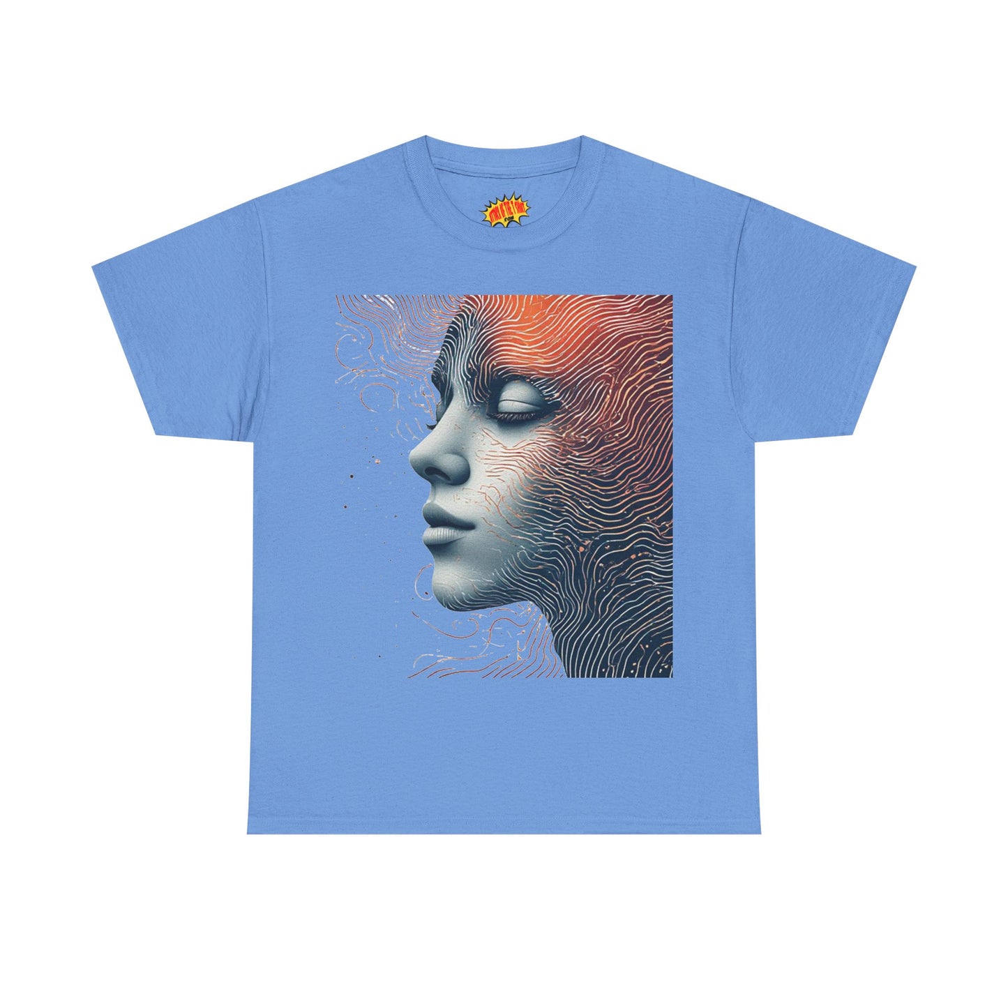 Graphic Art Face Tee Shirt *Multiple Colors*