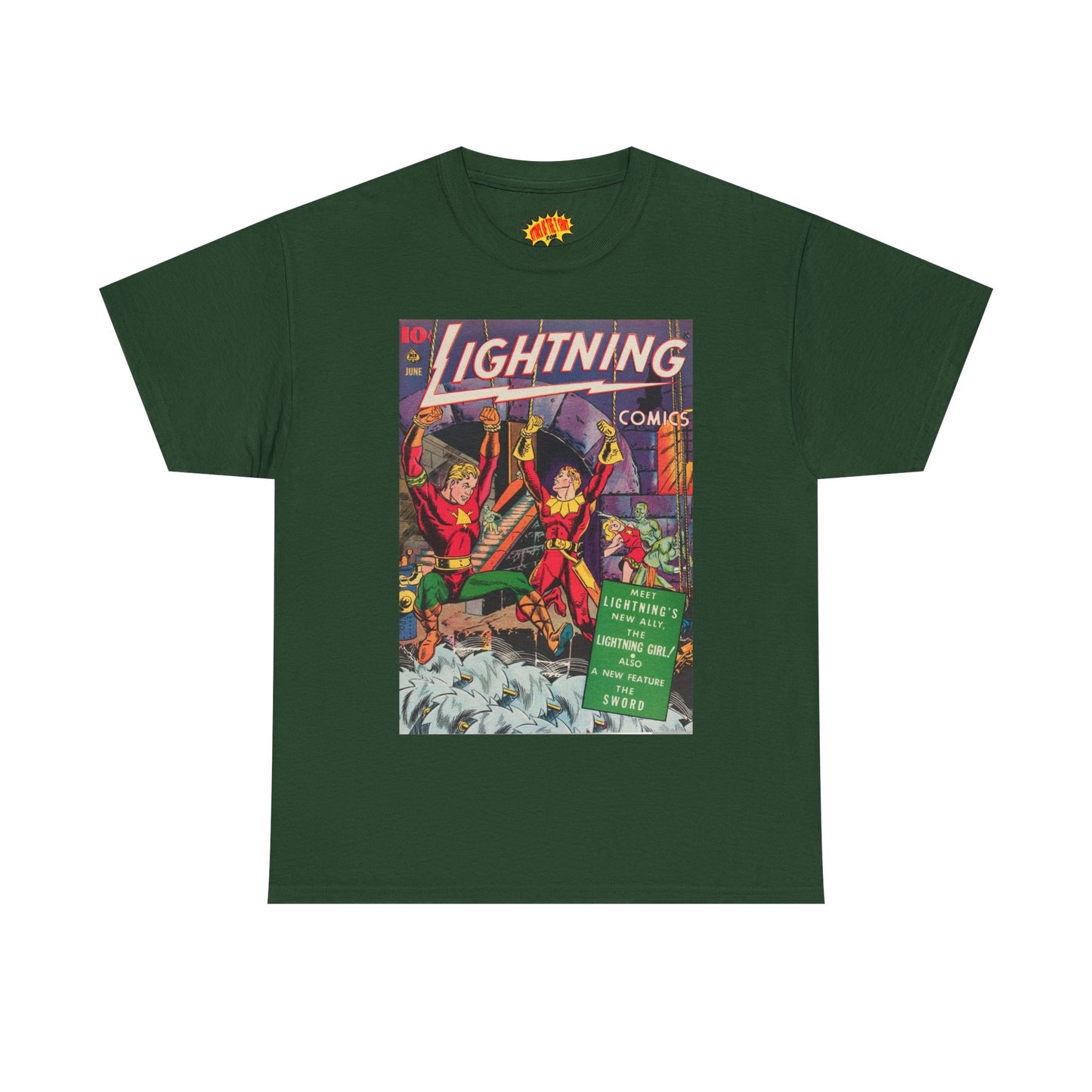 Lightning Comics June Comic Tee Shirt *Multiple Colors*