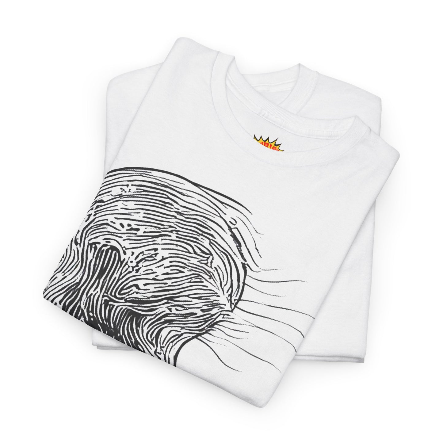 Face Silhouette Line Drawing Graphic Art Tee Shirt *Multiple Colors*