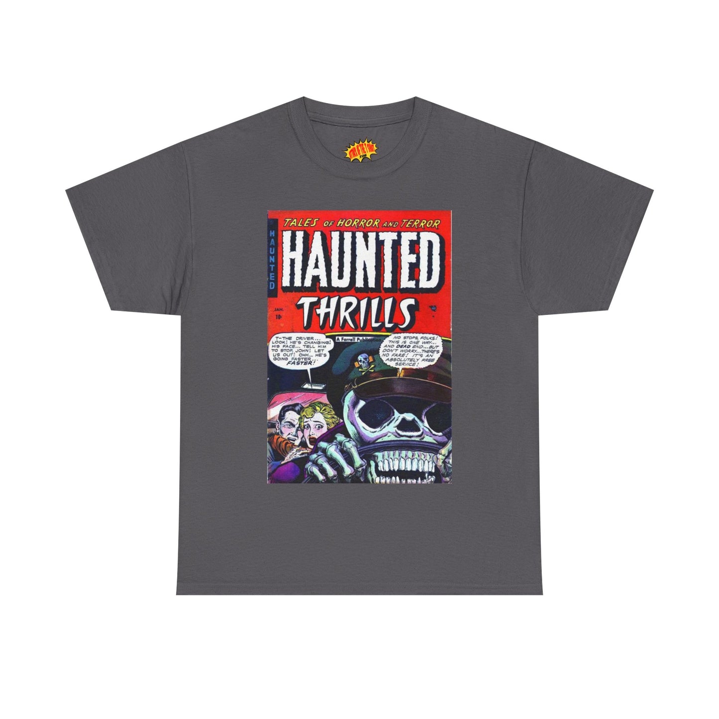 Haunted Thrills January Comic Tee Shirt *Multiple Colors*