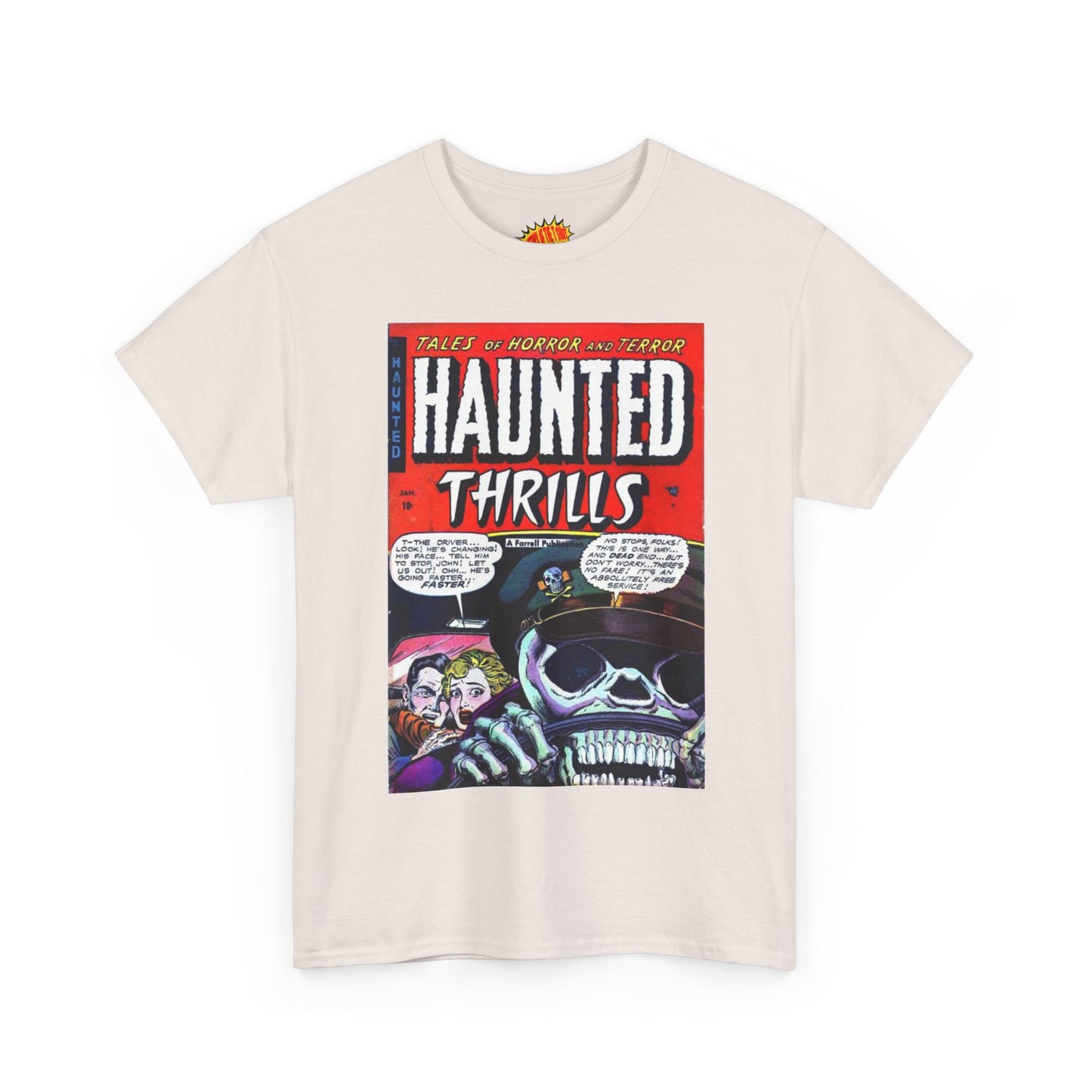 Haunted Thrills January Comic Tee Shirt *Multiple Colors*