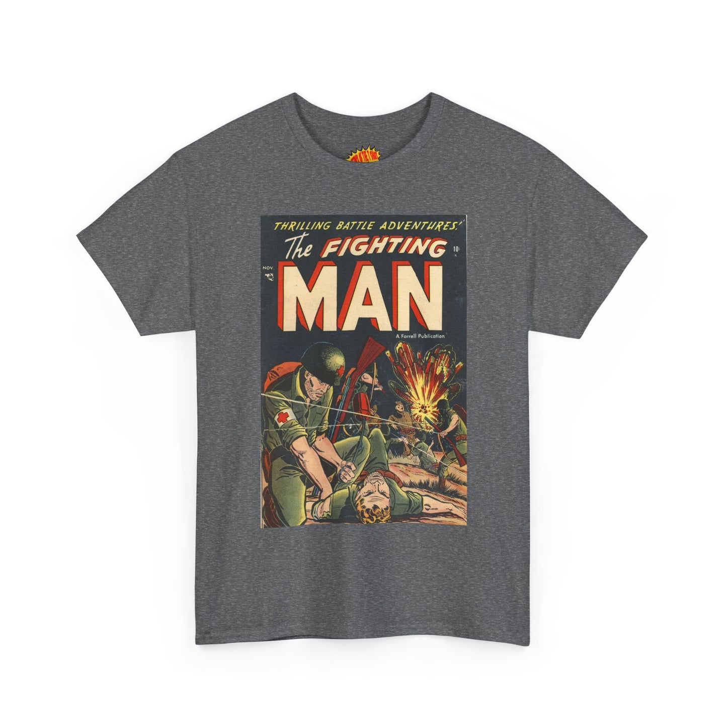 The Fighting Man November Comic Tee Shirt *Multiple Colors*