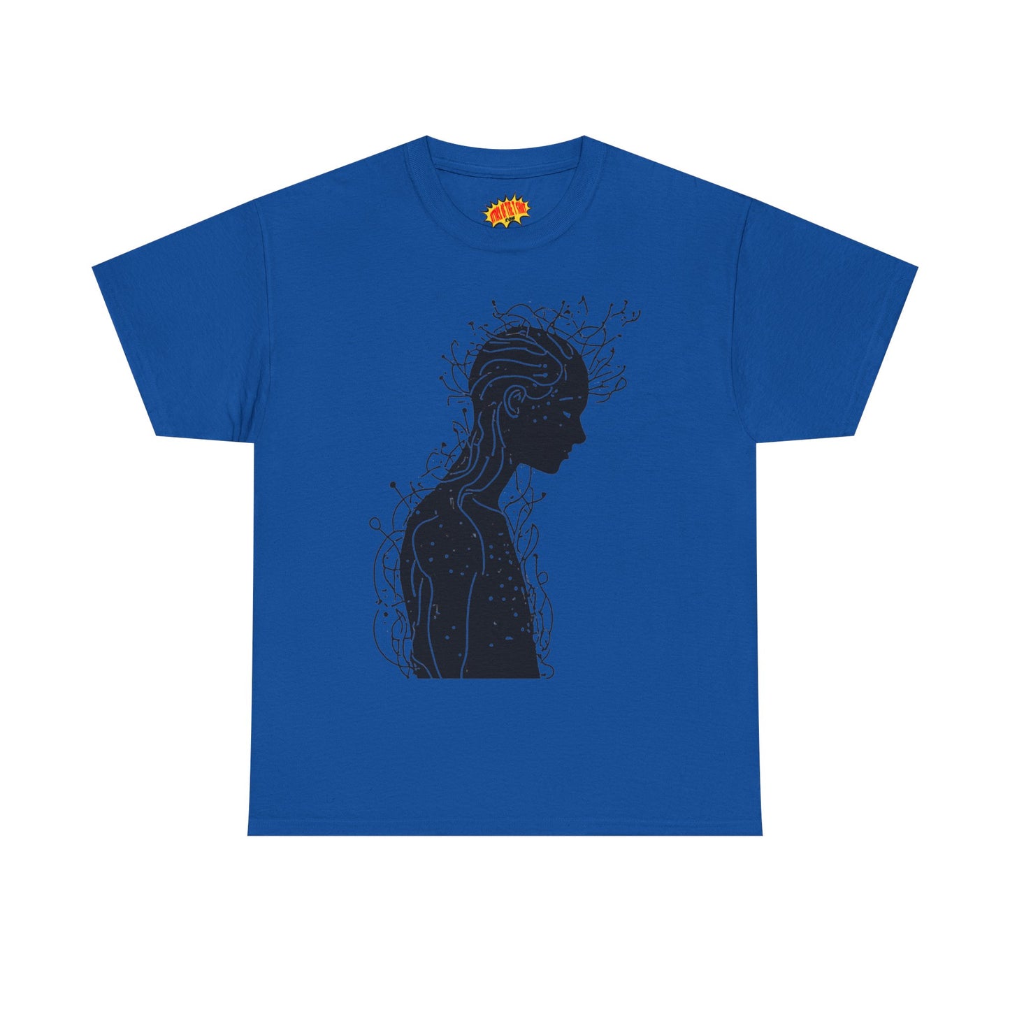 Human Silhouette Line Drawing Graphic Art Tee Shirt *Multiple Colors*