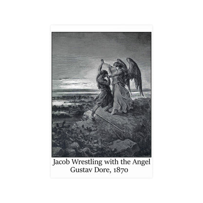 Jacob Wrestling with the Angel - Gustav Dore, 1870