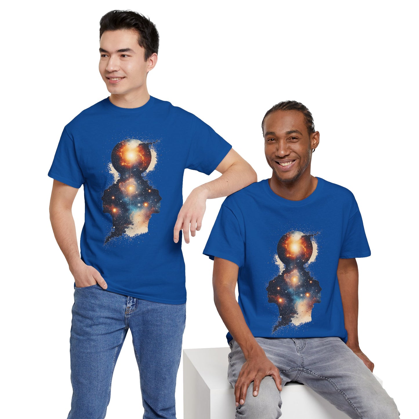Multiple Galaxy Nebula Art Graphic Tee Shirt *Multiple Colors*