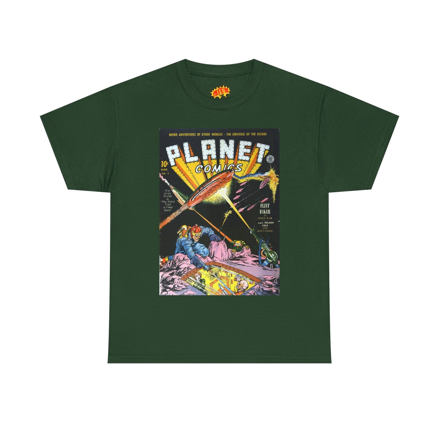 Planet Comics #3 - Heavy Cotton Tee *Dark Colors*
