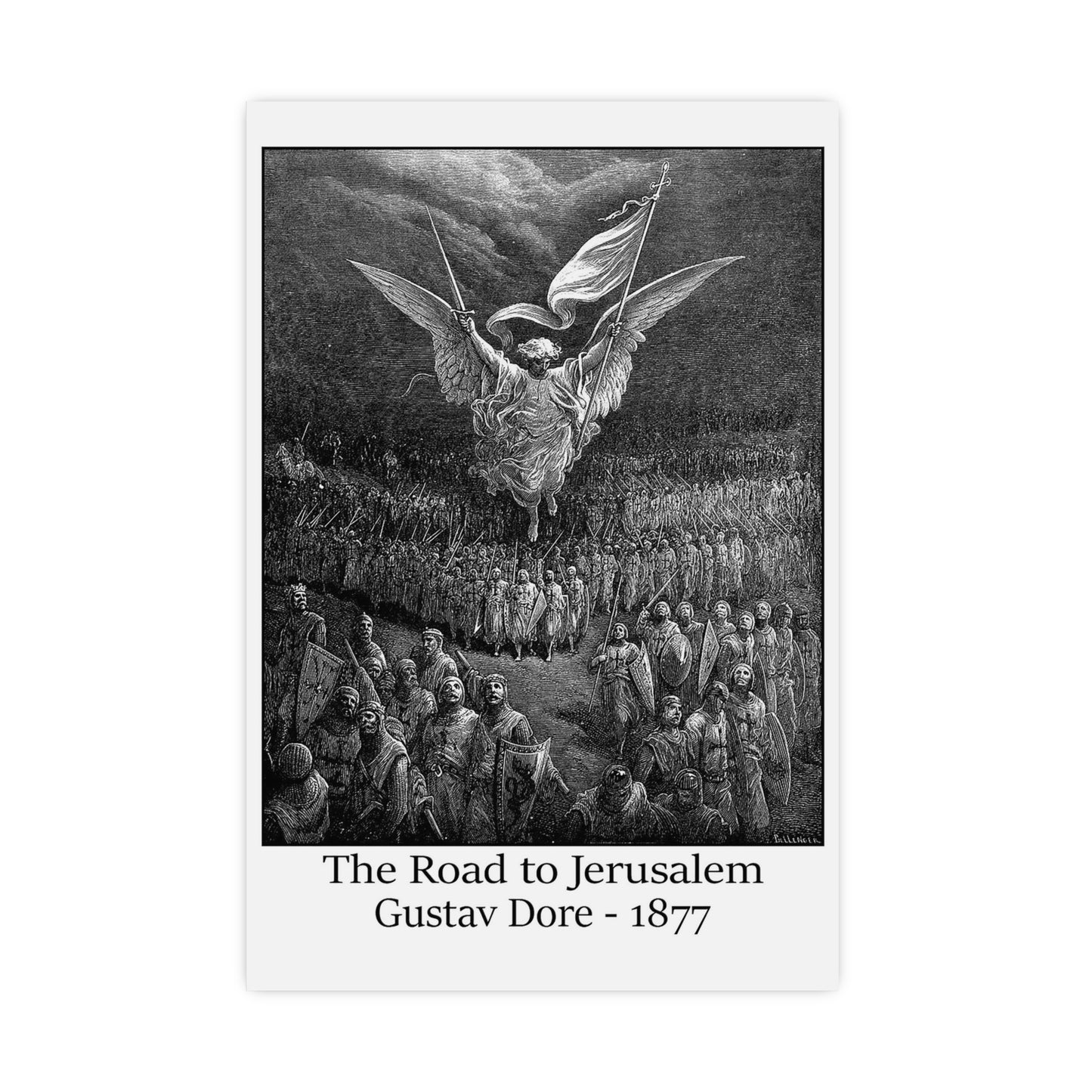 The Road to Jerusalem - Gustav Dore, 1877