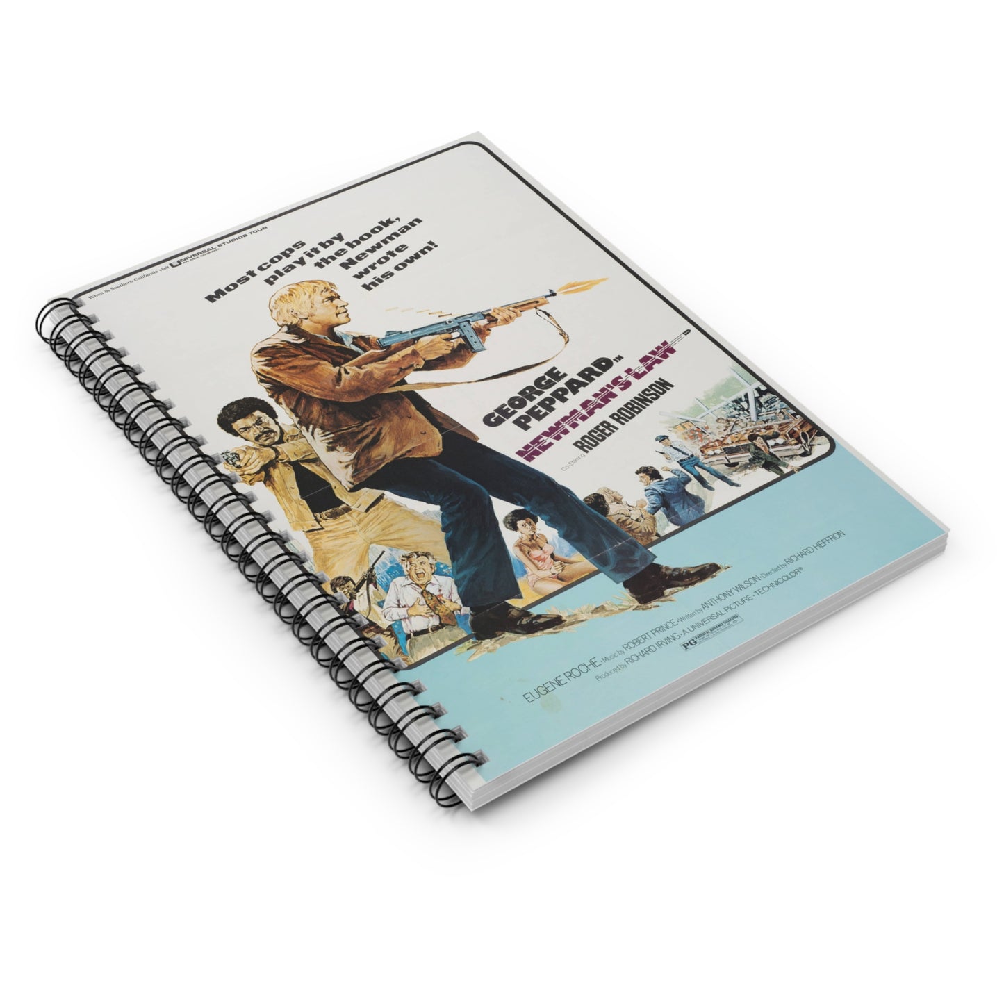 Newman's Law - Vintage Movie Poster Notebook