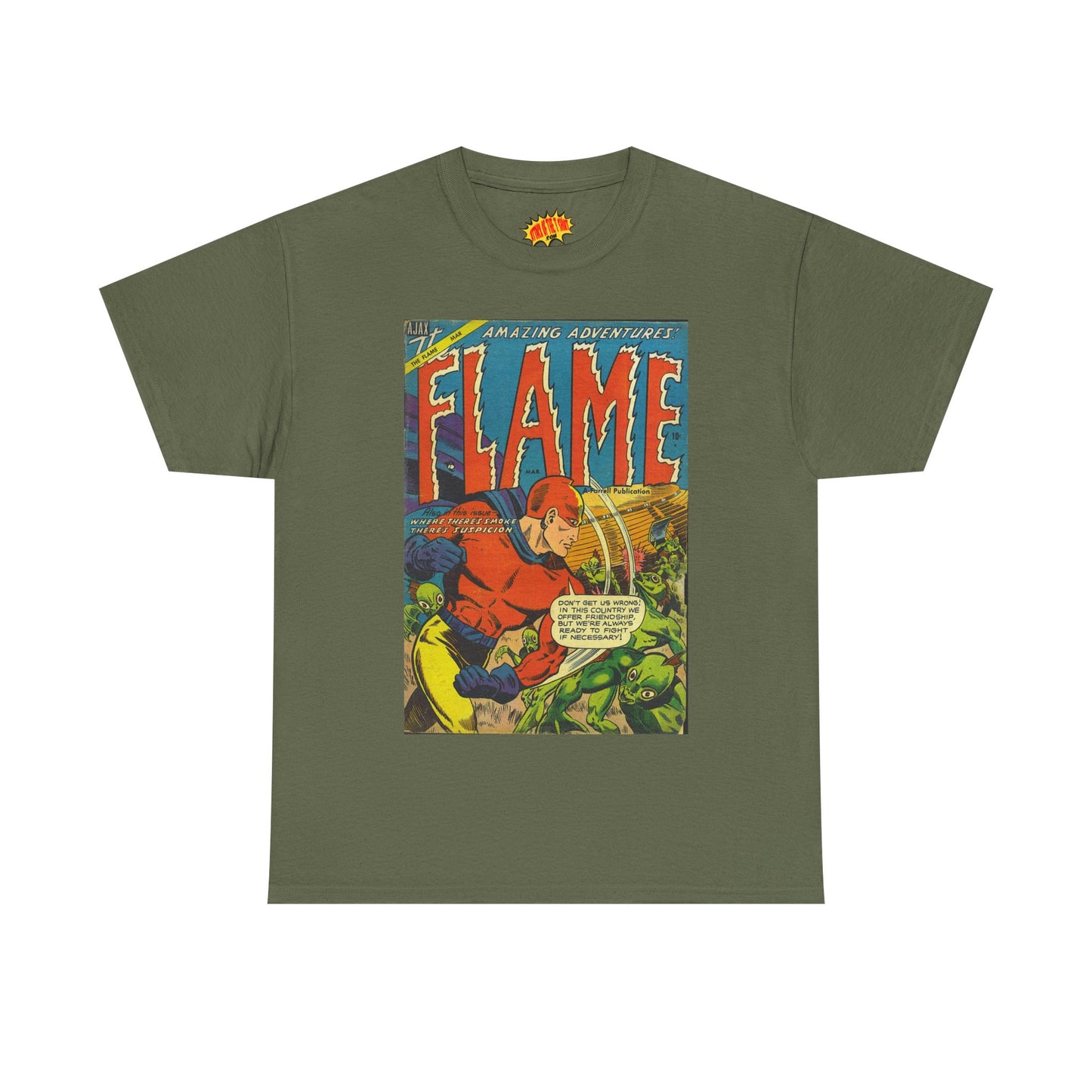 The Flame March Comic Tee Shirt *Multiple Colors*