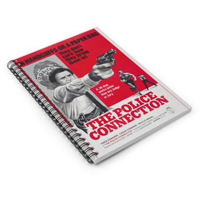 The Police Connection - Vintage Movie Poster Notebook