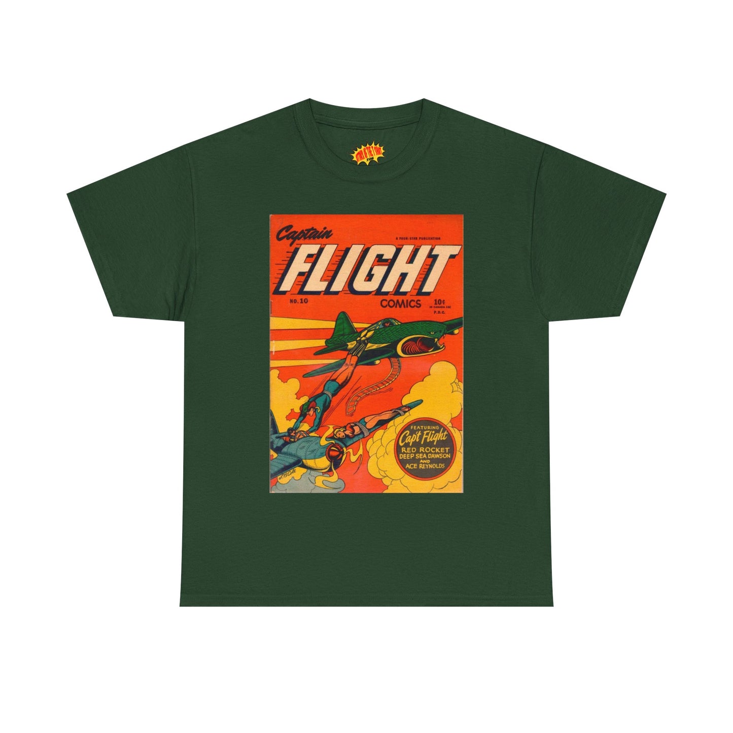 Captain Flight No. 10 Comic Tee Shirt *Multiple Colors*