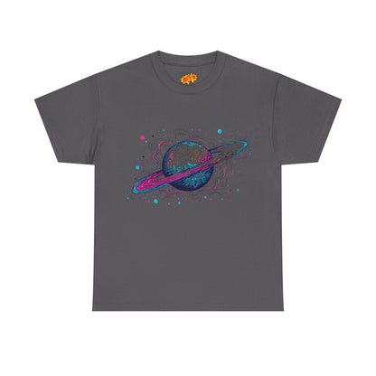 Ringed Planet Space Art Graphic Tee Shirt